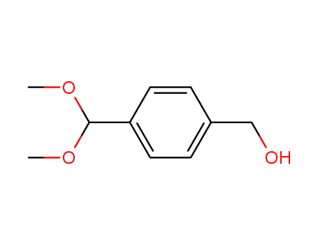 Molecular Structure of 183057-64-9 (4-(HYDROXYMETHYL)BENZALDEHYDE DIMETHYL ACETAL)