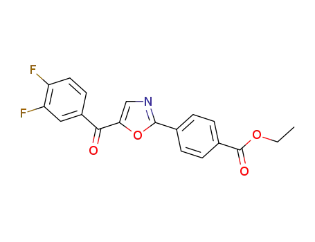 ethyl 4-(5-(3,4-difluorobenzoyl)oxazol-2-yl)benzoate