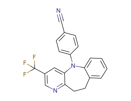 4-(3-(trifluoromethyl)-10,11-dihydro-5H-benzo[b]pyrido[2,3-f]azepin-5-yl)benzonitrile