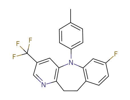 7-fluoro-5-(p-tolyl)-3-(trifluoromethyl)-10,11-dihydro-5H-benzo[b]pyrido[2,3-f]azepine