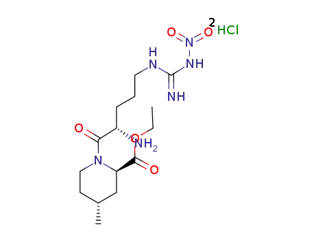 ethyl (2R,4R)-1-[(2S)-2-amino-5-[[imino(nitroamino)methyl]amino]-1-oxopentyl]-4-methylpiperidine-2-carboxylate dihydrochloride