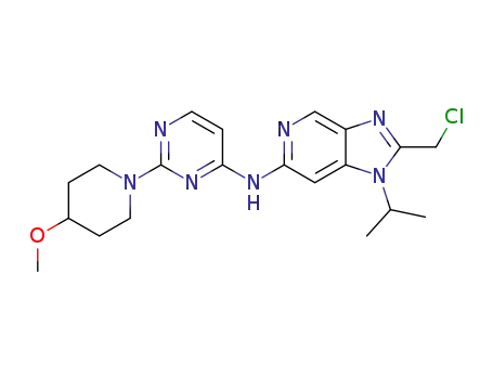 (2-chloromethyl-1-isopropyl-1H-imidazo[4,5-c]pyridin-6-yl)-[2-(4-methoxypiperidin-1-yl)pyrimidin-4-yl]amine