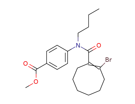 methyl 4-(2-bromo-N-butylcyclooct-1-ene-1-carboxamido)benzoate