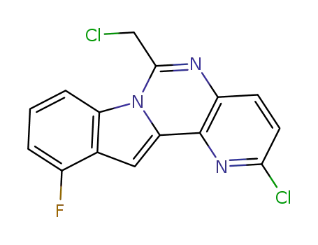 2-chloro-6-(chloromethyl)-11-fluoropyrido[3',2':4,5]pyrimido[1,6-a]indole