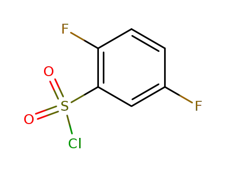 Molecular Structure of 26120-86-5 (2,5-DIFLUOROBENZENESULFONYL CHLORIDE)
