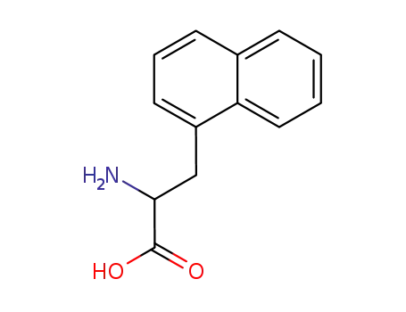 Molecular Structure of 28095-56-9 (DL-3-(1-NAPHTHYL)ALANINE)