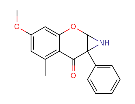 4-methoxy-6-methyl-7a-phenyl-1a,7a-dihydrobenzopyrano[2,3-b]azirin-7-one