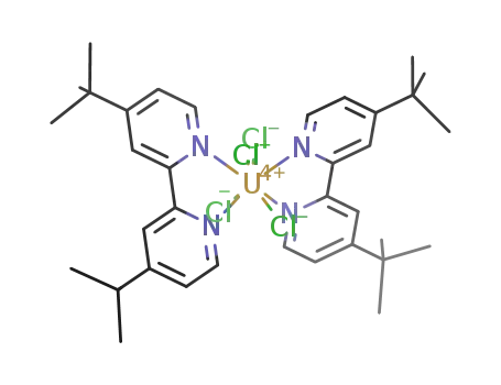 UCl4(4,4′-di-tert-butyl-2,2′-bipyridyl)2