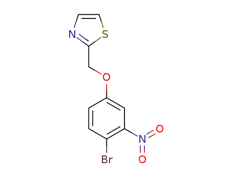 2-((4-bromo-3-nitrophenoxy)methyl)thiazole