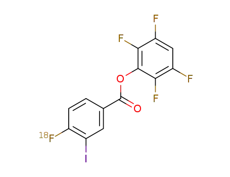 [18F]2,3,5,6-tetrafluorophenyl 4-fluoro-3-iodobenzoate