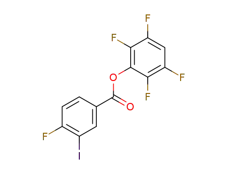 2,3,5,6-tetrafluorophenyl 4-fluoro-3-iodobenzoate