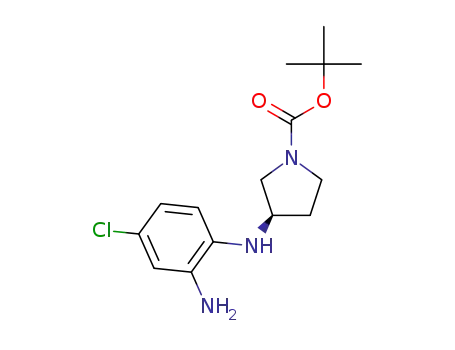 tert-butyl (3R)-3-[(2-amino-4-chlorophenyl)amino]pyrrolidine-1-carboxylate