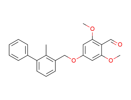 2,6-dimethoxy-4-((2-methyl-[1,1'-biphenyl]-3-yl)methoxy)benzaldehyde