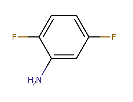 Molecular Structure of 367-30-6 (2,5-Difluoroaniline)