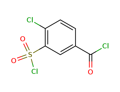 Benzoyl chloride, 4-chloro-3-(chlorosulfonyl)-
