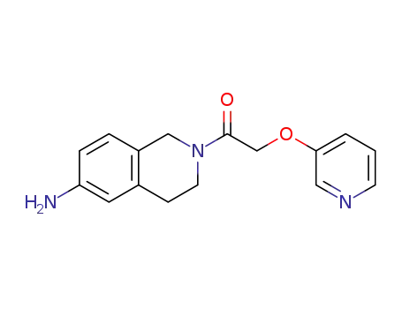 1-(6-amino-3,4-dihydro-1H-isoquinolin-2-yl)-2-(3-pyridyloxy)ethanone