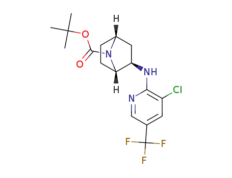 (1S,2R,4R)-tert-butyl 2-((3-chloro-5-(trifluoromethyl)pyridin-2-yl)amino)-7-azabicyclo[2.2.1]heptane-7-carboxylate
