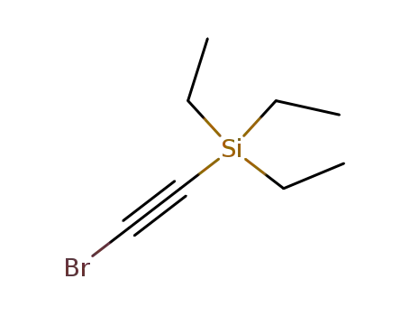 Molecular Structure of 38177-63-8 (Silane, (bromoethynyl)triethyl-)