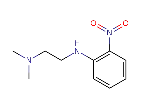 Molecular Structure of 25238-55-5 (1,2-Ethanediamine, N,N-dimethyl-N'-(2-nitrophenyl)-)