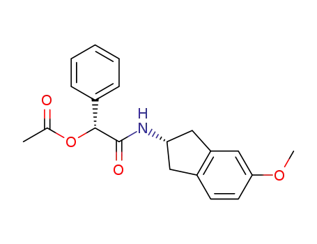(R)-2-(((S)-5-methoxy-2,3-dihydro-1H-indan-2-yl)amino)-2-oxo-1-phenylethyl acetate