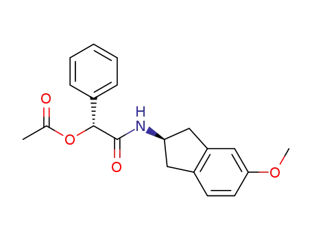 (R)-2-(((R)-5-methoxy-2,3-dihydro-1H-indan-2-yl)amino)-2-oxo-1-phenylethyl acetate
