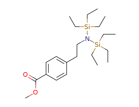 2-(4’-methylcarboxylate)-N,N-bis(triethylsilyl)phenethylamine