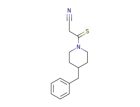 3-(4-benzylpiperidin-1-yl)-3-thioxopropanenitrile