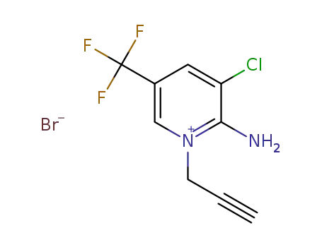 5-trifluoromethyl-3-chloro-2-amino-1-(2-propynyl)pyridinium bromide