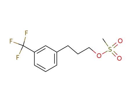 Molecular Structure of 21172-43-0 (Methanesulfonic acid 3-(3-trifluoroMethylphenyl)propyl ester)