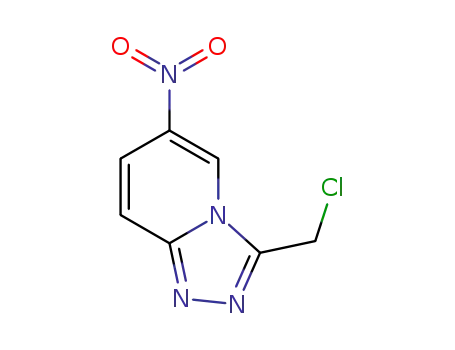 3-(chloromethyl)-6-nitro[1,2,4]triazolo[4,3-a]pyridine