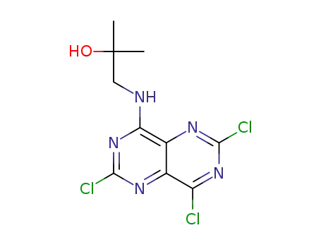2-methyl-1-(2,6,8-trichloropyrimido[5,4-d]pyrimidin-4-ylamino)propan-2-ol