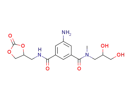 N1-(2,3-dihydroxypropyl)-N1-methyl-5-amino-N3-((2-oxo-1,3-dioxolan-4-yl)methyl)isophthalamide