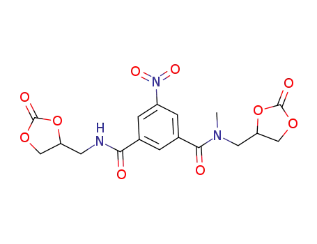 N-methyl-5-nitro-N1,N3-bis-((2-oxo-1,3-dioxolan-4-yl)methyl)isophthalamide