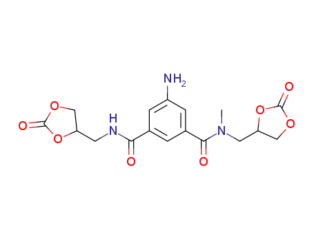 N-methyl-5-amino-N1,N3-bis-((2-oxo-1,3-dioxolan-4-yl)methyl)isophthalamide