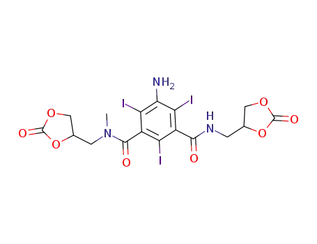 5-amino-2,4,6-triiodo-N1-methyl-N1,N3-bis-((2-oxo-1,3-dioxolan-4-yl)methyl)isophthalamide