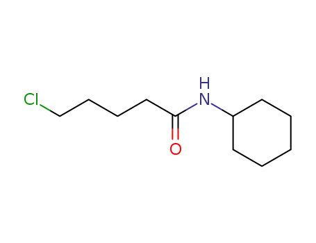 Molecular Structure of 15865-18-6 (N-CYCLOHEXYL-5-CHLOROVALERAMIDE)