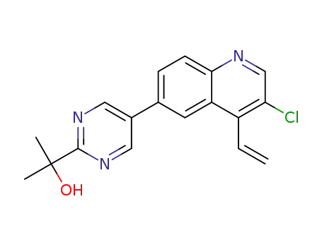 2-(5-(3-chloro-4-vinylquinolin-6-yl)pyrimidin-2-yl)propan-2-ol