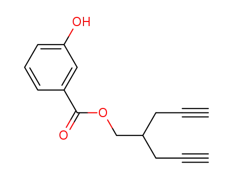2-(prop-2-yn-1-yl)pent-4-yn-1-yl 3-hydroxybenzoate