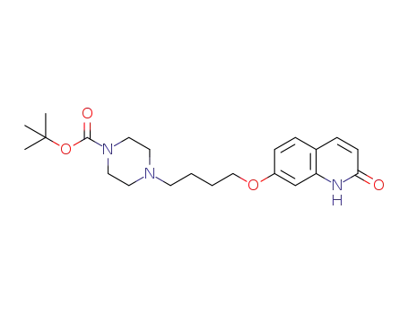 tert-butyl 4-(4-((2-oxo-1,2-dihydroquinolin-7-yl)oxy)butyl)piperazine-1-carboxylate