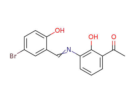 1-(3-((5-bromo-2-hydroxybenzylidene)amino)-2-hydroxyphenyl)ethan-1-one