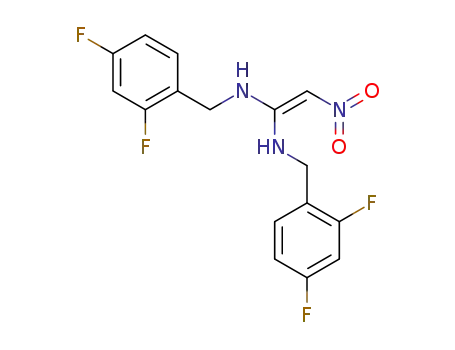 N,N'-bis(2,4-difluorobenzyl)-2-nitroethylene-1,1-diamine