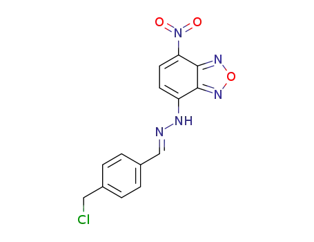 (E)-4-(2-(4-(chloromethyl)benzylidene)hydrazinyl)-7-nitrobenzo[c][1,2,5]oxadiazole