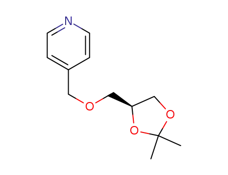 (S)-3-(pyridin-4-yl-methoxy)-1,2-O-isopropyliden-propane-1,2-diol