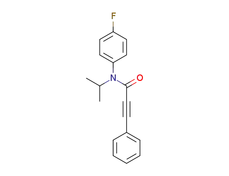 N-(4-fluorophenyl)-N-isopropyl-3-phenylpropiolamide