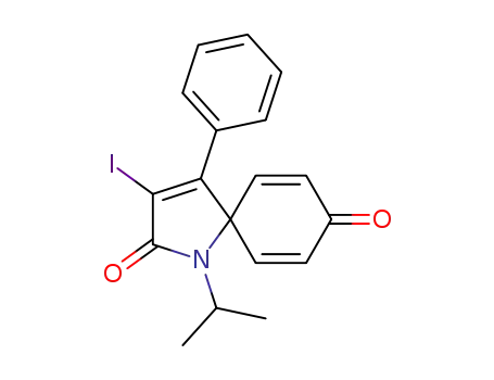 3-iodo-1-isopropyl-4-phenyl-1-azaspiro[4.5]deca-3,6,9-triene-2,8-dione