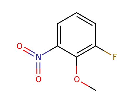 Molecular Structure of 484-94-6 (2-Fluoro-6-nitroanisole)