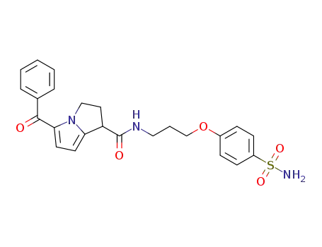 5-benzoyl-N-(3-(4-sulfamoylphenoxy)propyl)-2,3-dihydro-1H-pyrrolizine-1-carboxamide