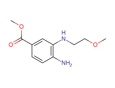 methyl 4-amino-3-((2-methoxyethyl)amino)benzoate