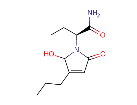(2S)-2-(2-hydroxy-5-oxo-3-propyl-2,5-dihydro-1H-pyrrole-1-yl)butanamide