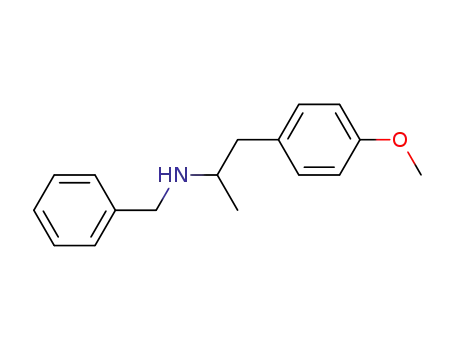 Molecular Structure of 43229-65-8 (1-(4-Methoxyphenyl)-2-benzylaminopropane)
